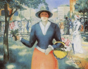  Malevich Lienzo - florista 1930 Kazimir Malevich
